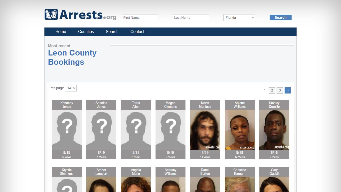 Leon County Arrests and Inmate Search